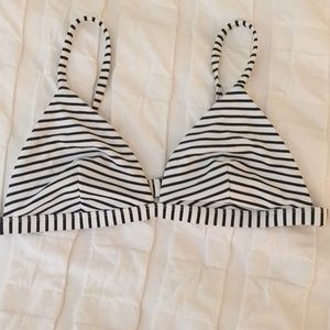 Hollister striped bikini top